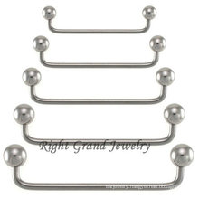 316L Surgical Steel 90 Degree Surface Barbell Piercing